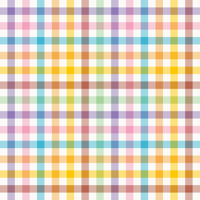 Preview of a gingham and floral pattern made from birthday colors in the Birthday Color Pattern Maker web app