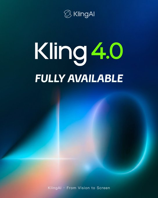 Kling 4.0 video model interface showing a timeline with keyframes and a 30-second AI-generated clip preview.