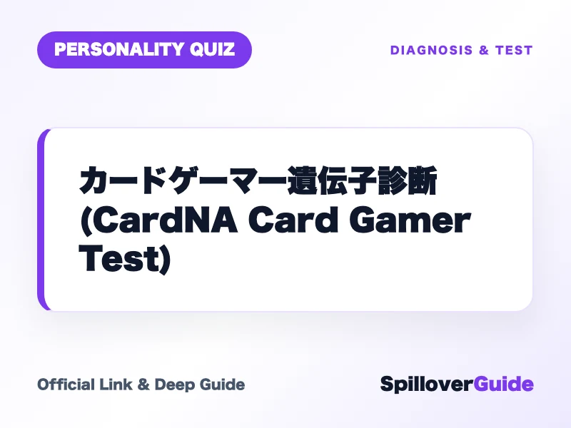 Ergebniskarte des CARDNA Kartenspieler-Tests mit vierstelligem Typcode auf einem Smartphone